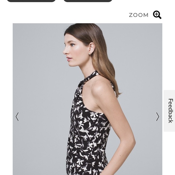 Beautiful whitehouse blackmarket halter top - Picture 5 of 9